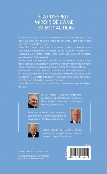 État d'esprit : miroir de l'âme, levier d'action (9791044037435-back-cover)