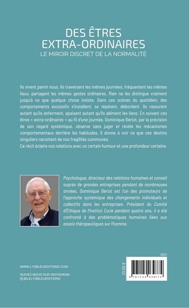 Des êtres extra-ordinaires, Le miroir discret de la normalité (9791044039774-back-cover)