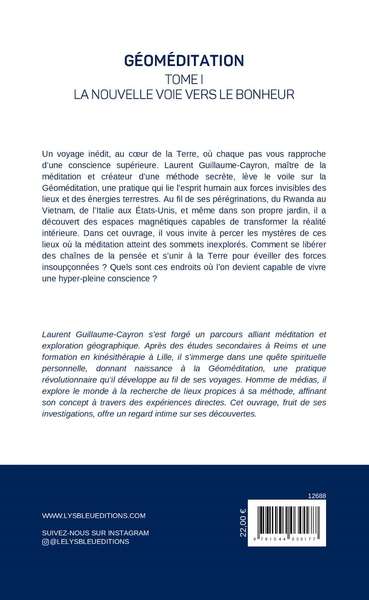 Géoméditation, Tome I : La nouvelle voie vers le bonheur (9791044030177-back-cover)