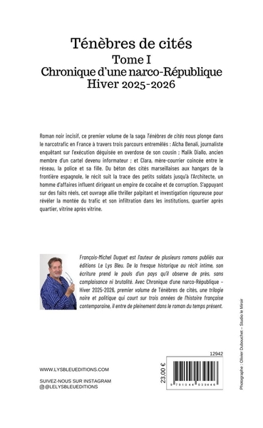 Ténèbres de cités, Tome I:  Chronique d'une narco-République Hiver 2025-2026 (9791044039446-back-cover)