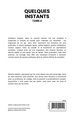 Quelques instants, Tome II (9791044029515-back-cover)