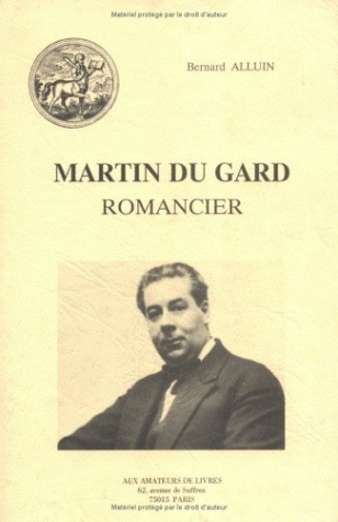 Roger Martin du Gard romancier (9782878410020-front-cover)