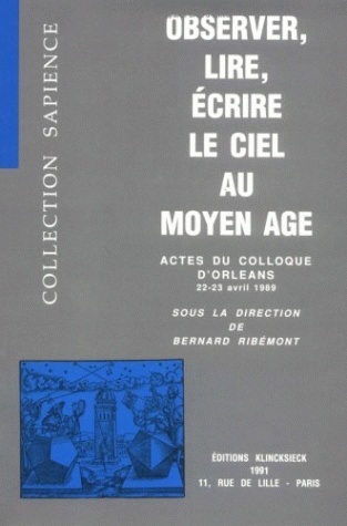 Observer, lire, écrire le ciel au Moyen Âge (9782878410167-front-cover)