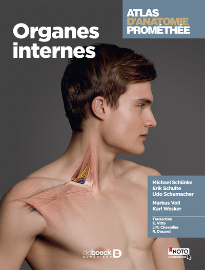Atlas d'anatomie Prométhée, Organes internes (9782804182984-front-cover)