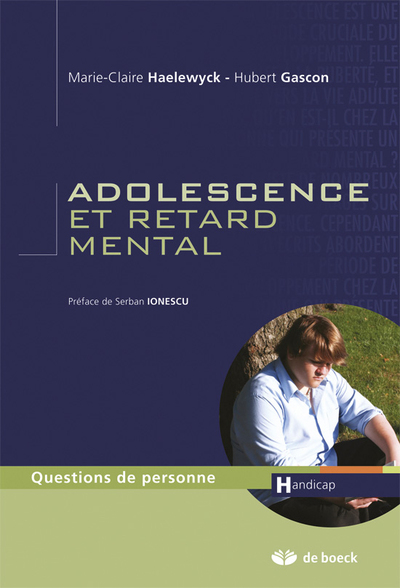 Adolescence et retard mental (9782804162504-front-cover)