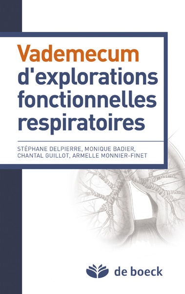 Vademecum d'explorations fonctionnelles respiratoires (9782804175573-front-cover)