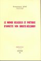 Le Monde religieux et poétique d'Annette von Droste-Hülshoff (9782864605225-front-cover)