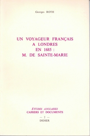 Un Voyageur français à Londres en 1685 (9782864604143-front-cover)
