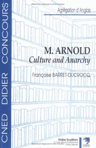 M. Arnold - Culture and Anarchy (9782864602613-front-cover)