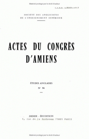 Actes du Congrès d'Amiens (9782864601104-front-cover)