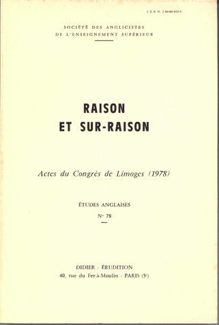 Raison et sur-raison (9782864604655-front-cover)