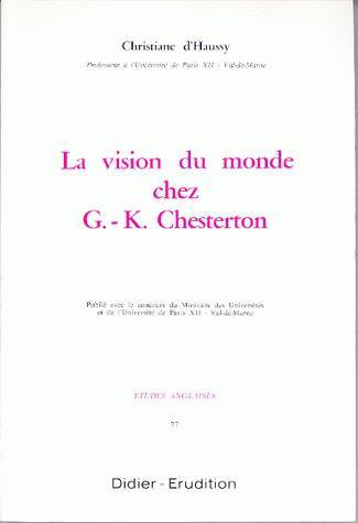 La Vision du monde chez G. K. Chesterton (9782864600107-front-cover)