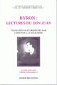 Byron : lectures du Don Juan (9782864602439-front-cover)