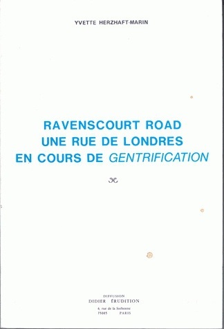 Ravenscourt road, une rue de Londres en cours de « gentrification » (9782864600664-front-cover)