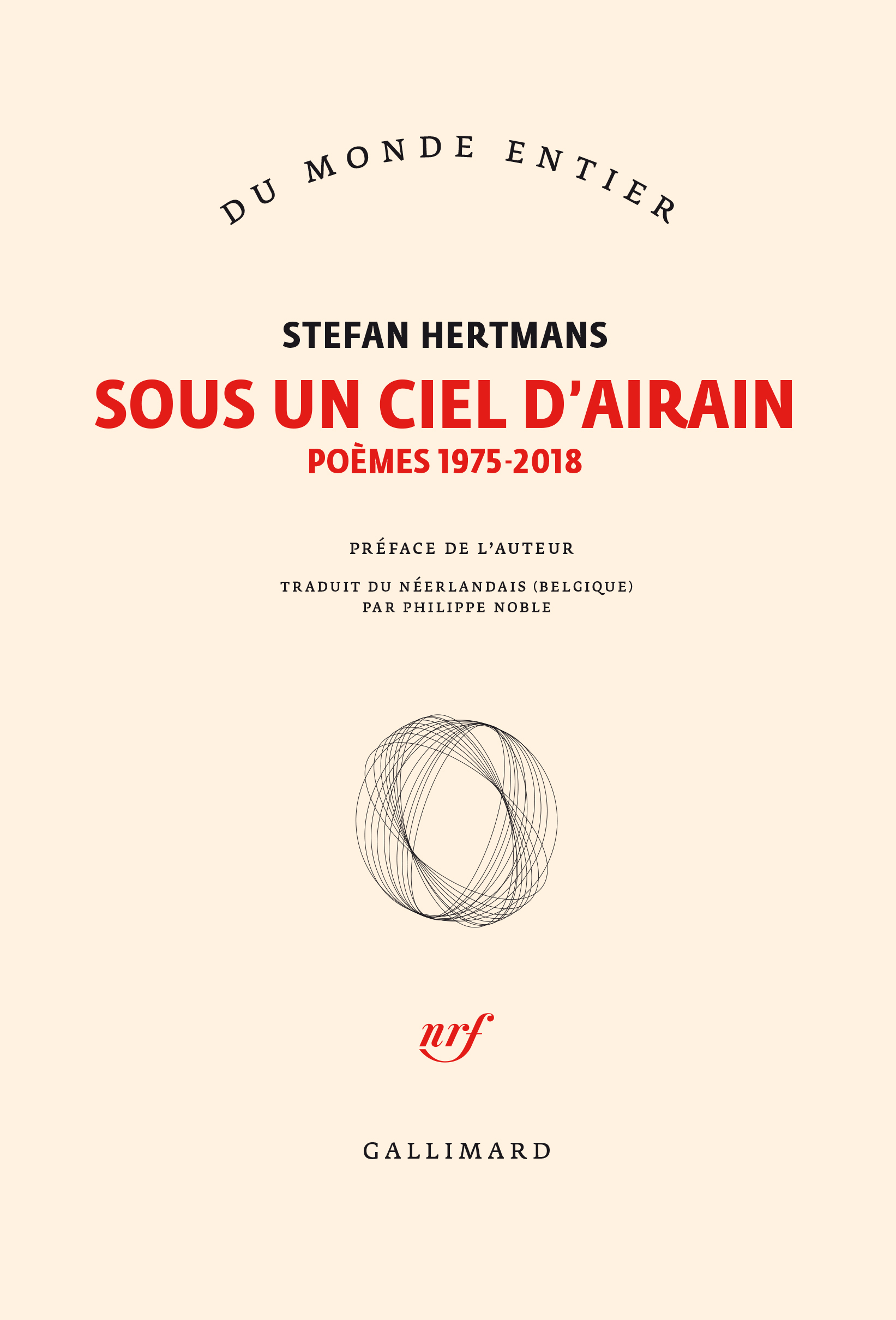 Sous un ciel d'airain, Poèmes 1975-2018 (9782072950292-front-cover)