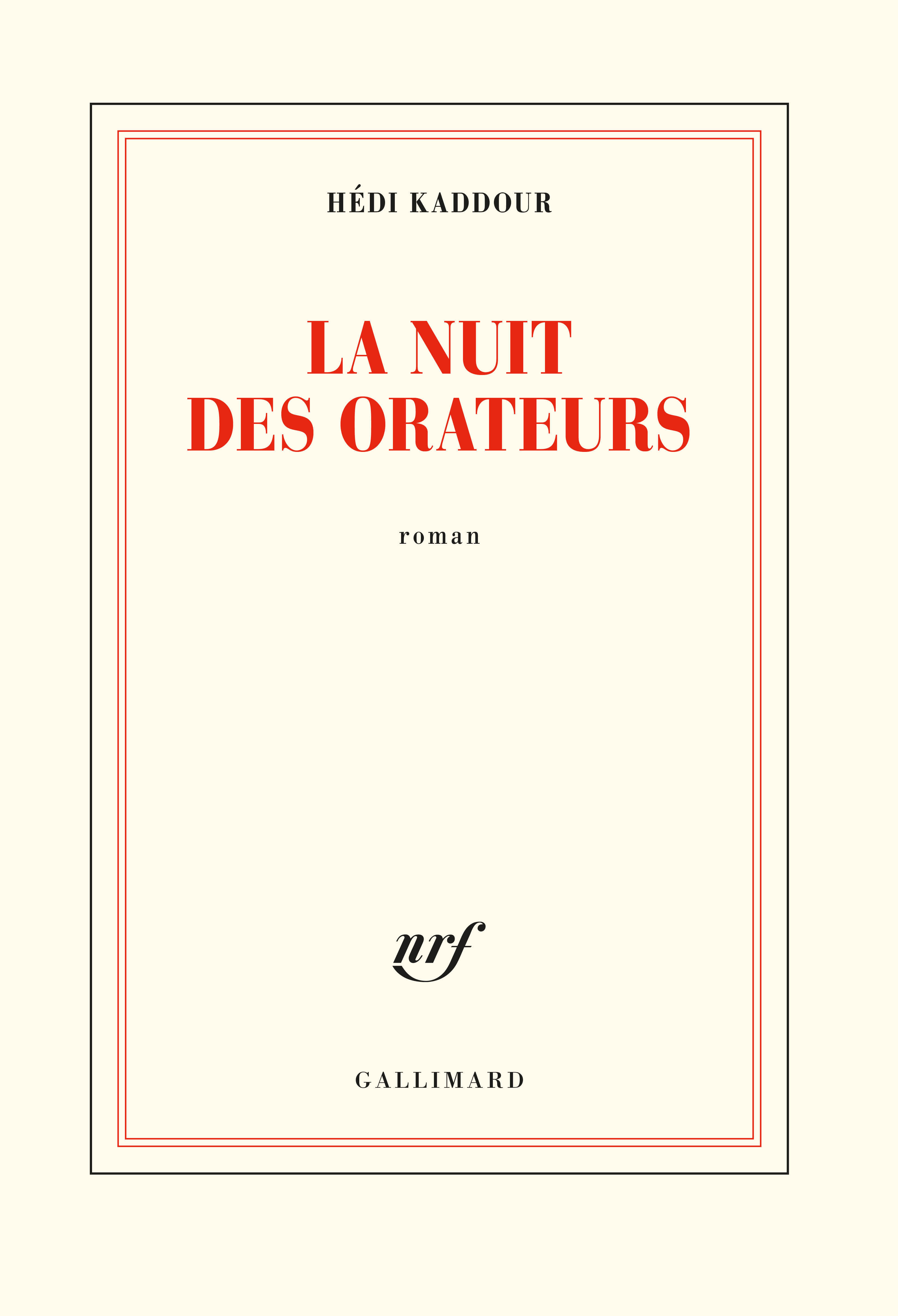 La nuit des orateurs (9782072900891-front-cover)