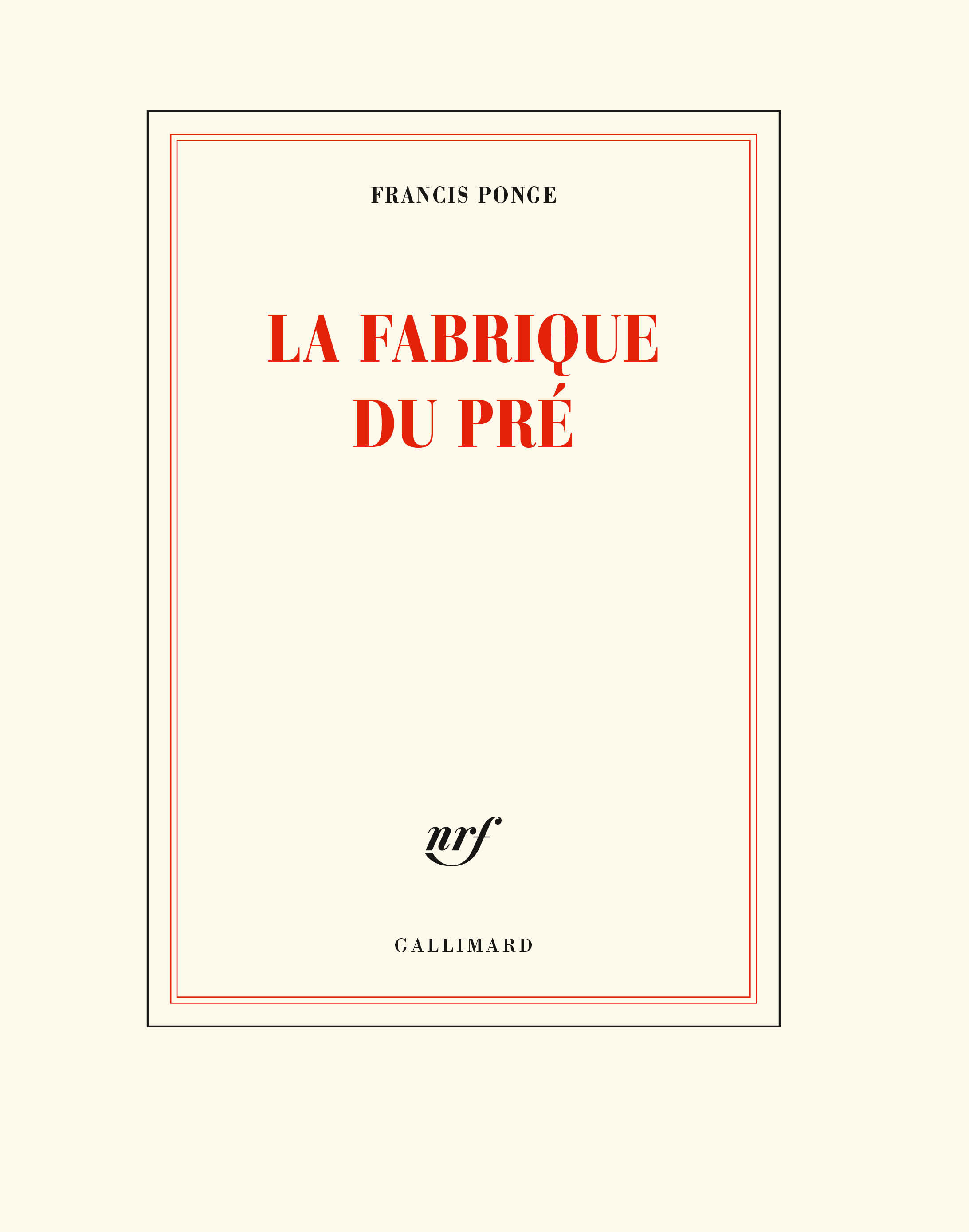 La fabrique du pré (9782072904295-front-cover)