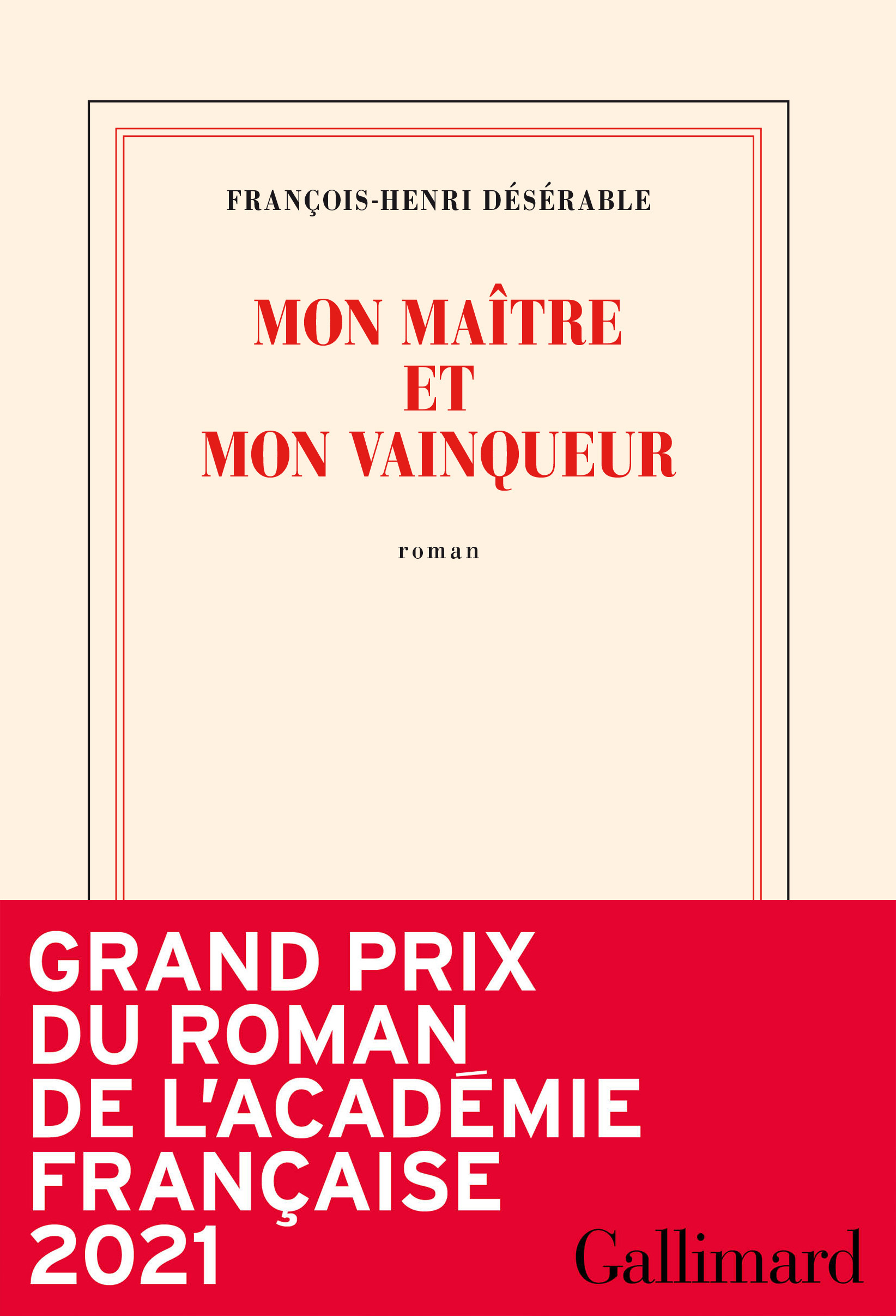 Mon maître et mon vainqueur (9782072900945-front-cover)