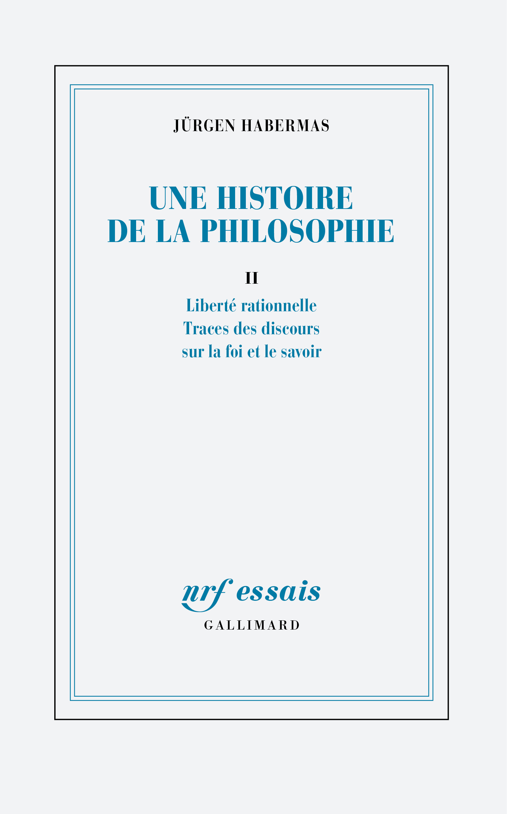 Une histoire de la philosophie (9782072949739-front-cover)