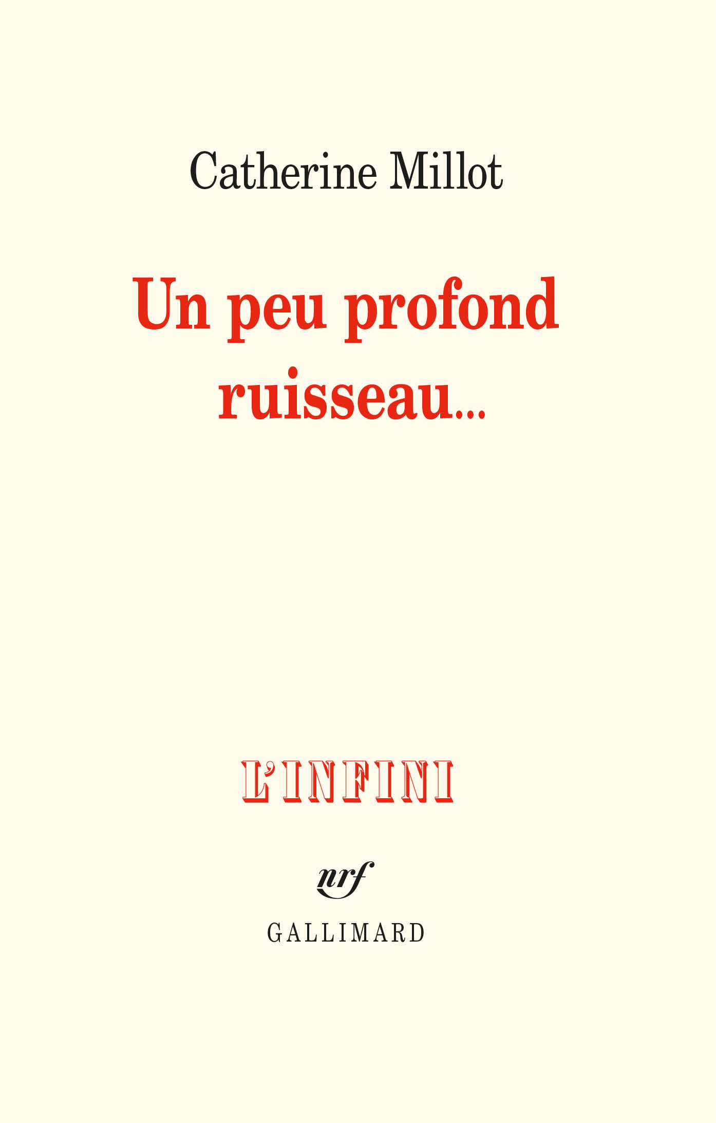 Un peu profond ruisseau... (9782072939426-front-cover)