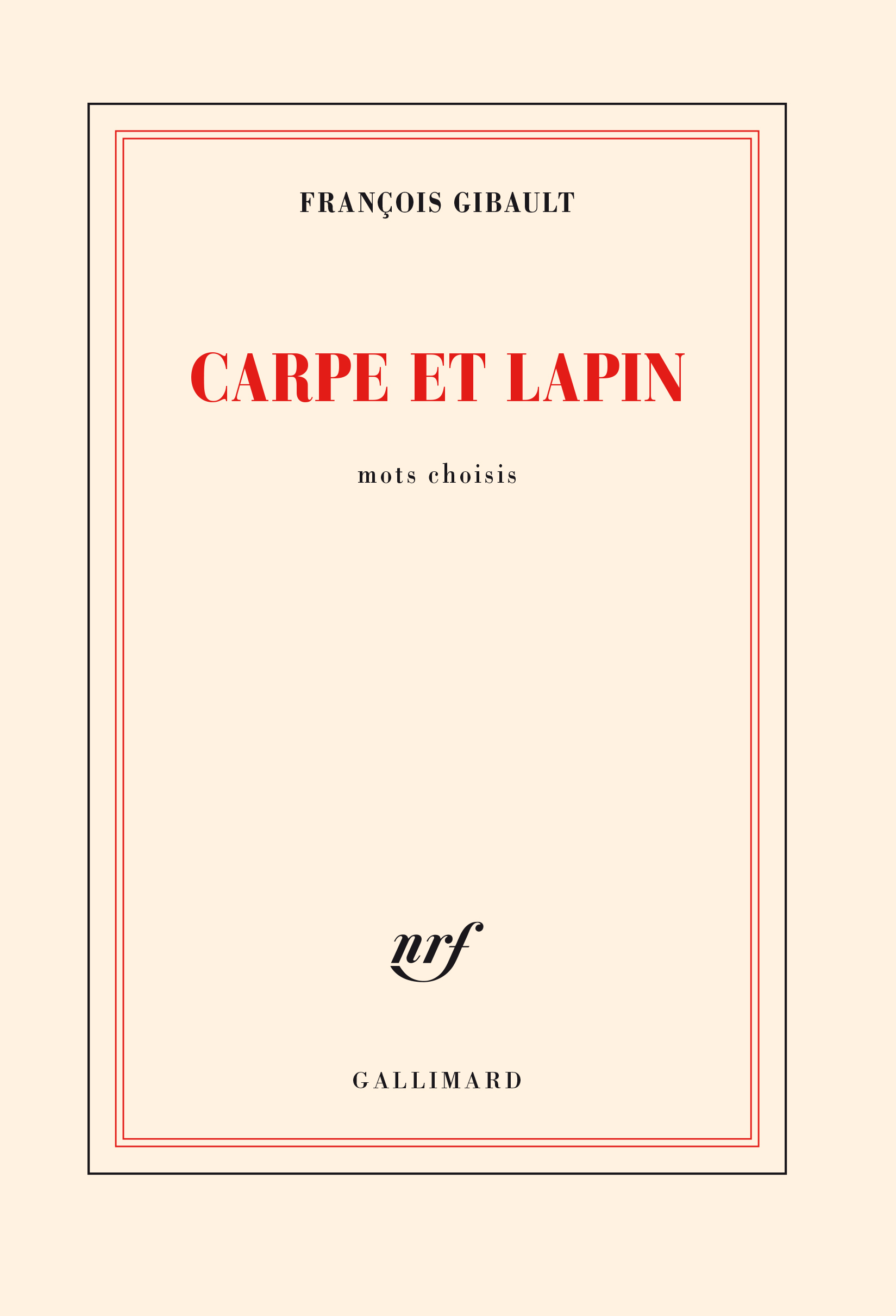 Carpe et lapin (9782072977077-front-cover)