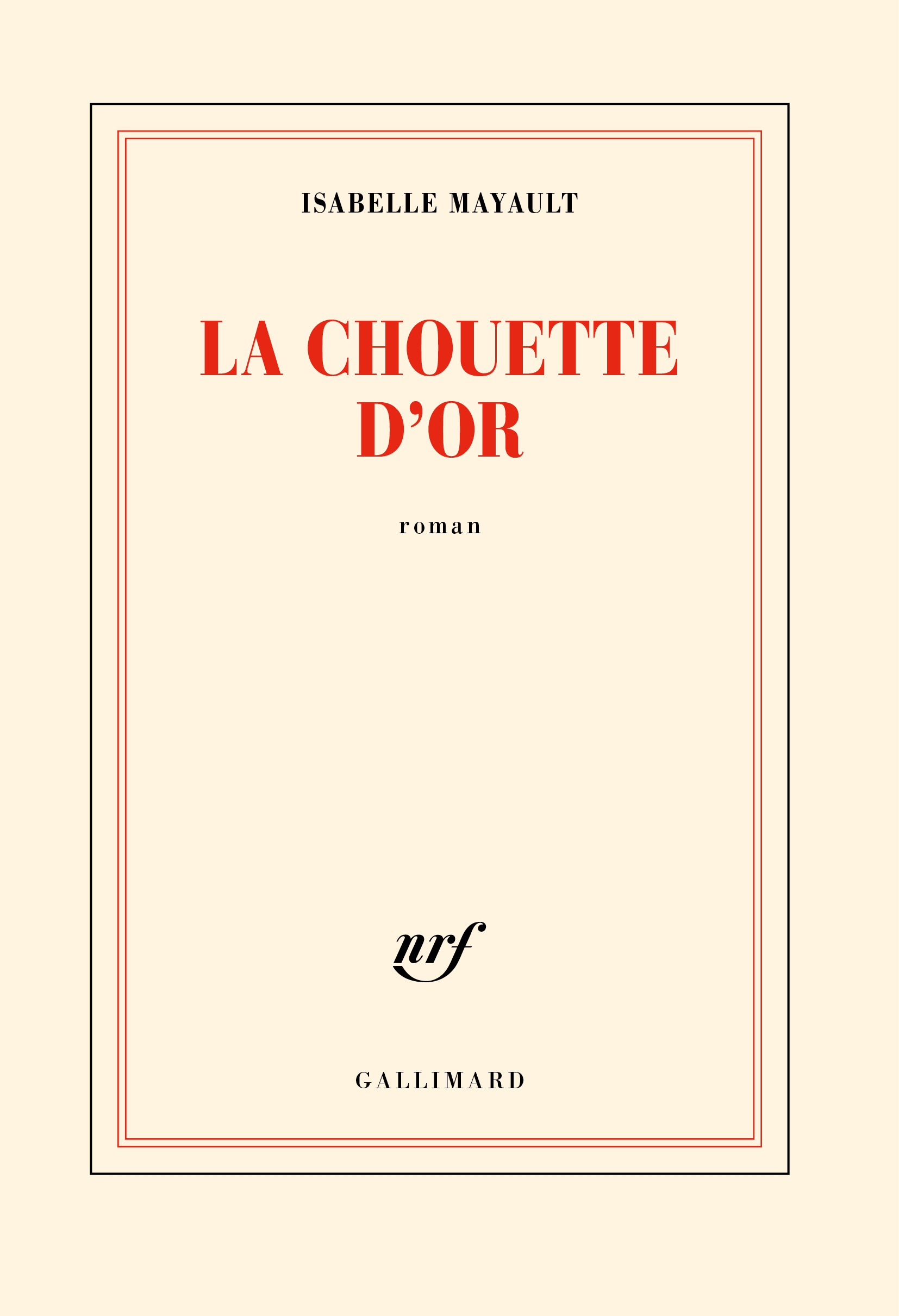 La Chouette d'or (9782072999826-front-cover)