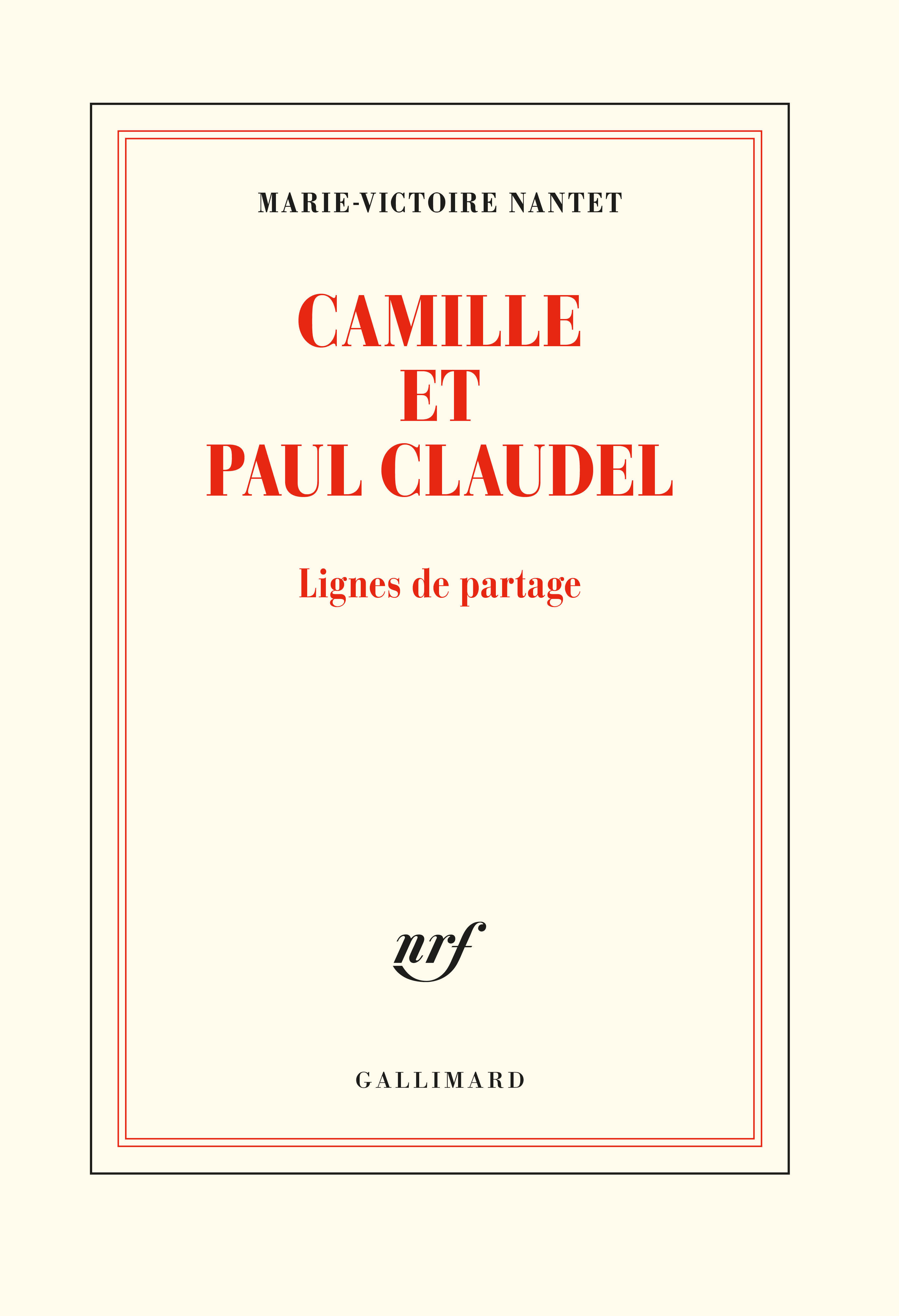 Camille et Paul Claudel, Lignes de partage (9782072920516-front-cover)