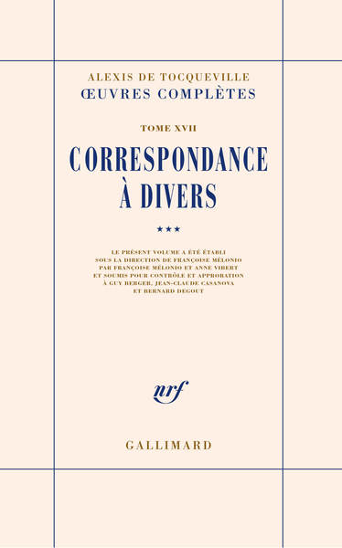 Correspondance à divers, CORRESPONDANCE A DIVERS (9782072926471-front-cover)