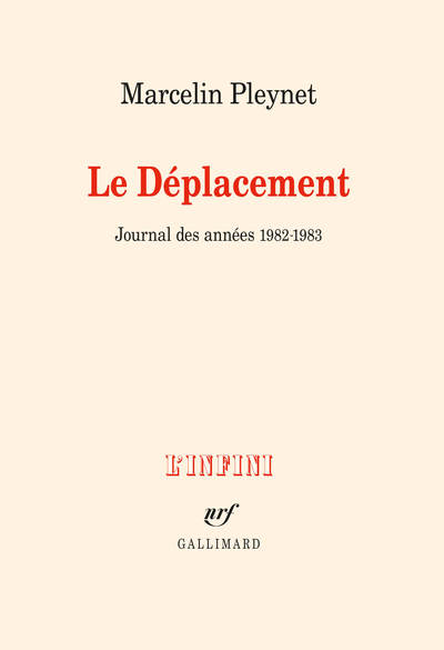 Le Déplacement, Journal des années 1982-1983 (9782072966187-front-cover)