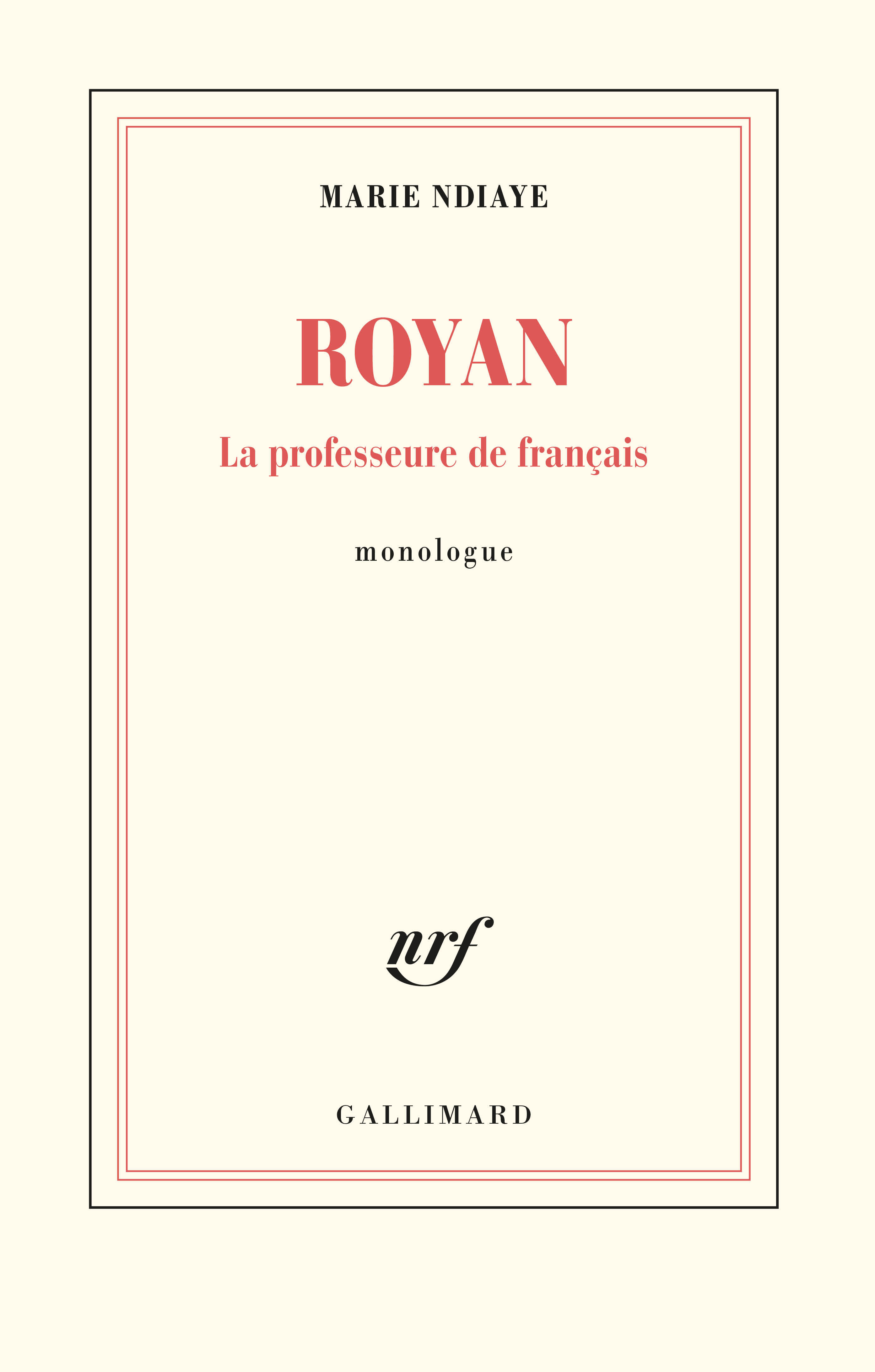 Royan, La professeure de français (9782072926952-front-cover)