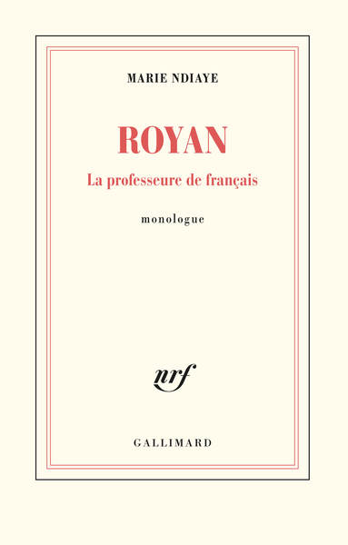 Royan, La professeure de français (9782072926952-front-cover)