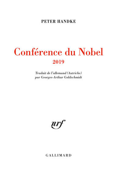 Conférence du Nobel (9782072900471-front-cover)