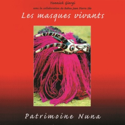 Les masques vivants - patrimoine Nuna (9782907653749-front-cover)