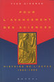 Pour l'avancement des sciences (9782890526198-front-cover)