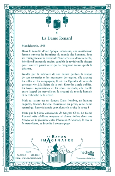 La Dame Renard (9782017896135-back-cover)