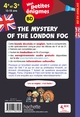 The Mystery of the London Fog - Mes petites énigmes 4e/3e - Cahier de vacances 2022 (9782017865582-back-cover)