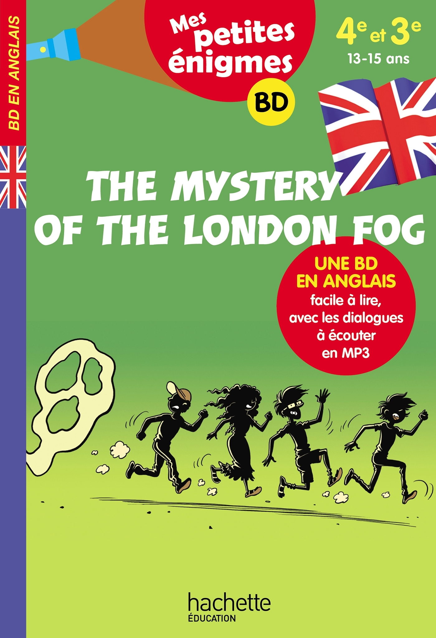 The Mystery of the London Fog - Mes petites énigmes 4e/3e - Cahier de vacances 2022 (9782017865582-front-cover)