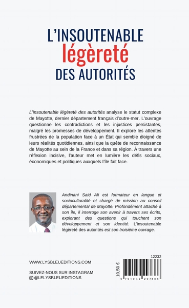 L'insoutenable légèreté des autorités (9791042297886-back-cover)