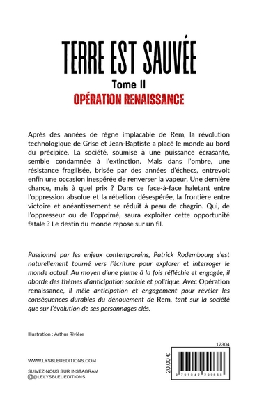 Terre est sauvée, Tome II: Opération renaissance (9791042299668-back-cover)