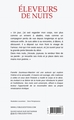 Éleveurs de nuits (9791042292188-back-cover)