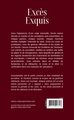 Excès exquis (9791042298623-back-cover)