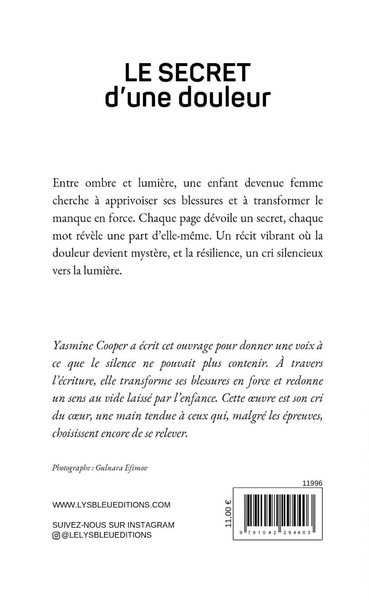 Le secret d'une douleur (9791042294403-back-cover)
