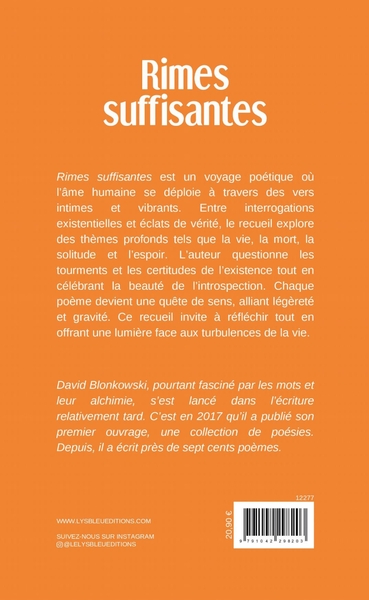 Rimes suffisantes (9791042298203-back-cover)