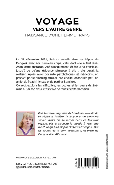 Voyage vers l'autre genre, Naissance d'une femme trans (9791042295042-back-cover)