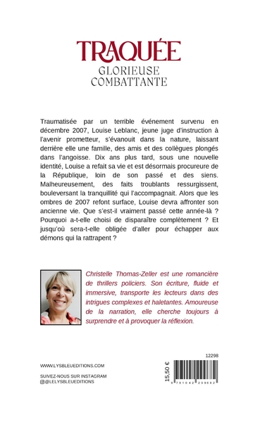 Traquée, Glorieuse combattante (9791042299682-back-cover)