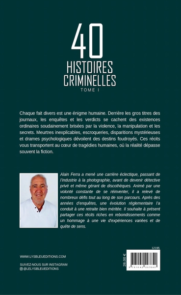 40 histoires criminelles, Tome I (9791042297640-back-cover)