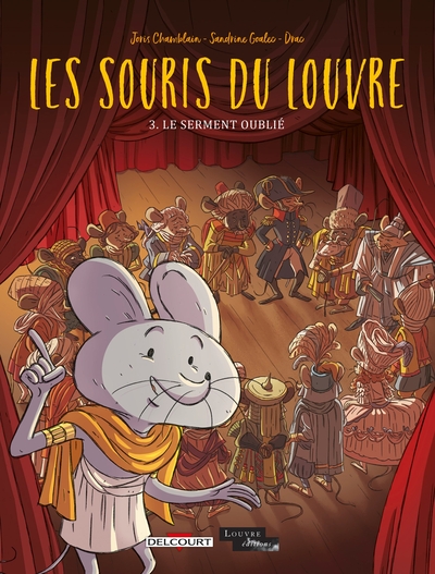 Les Souris du Louvre T03, Le Serment oublié (9782413024651-front-cover)