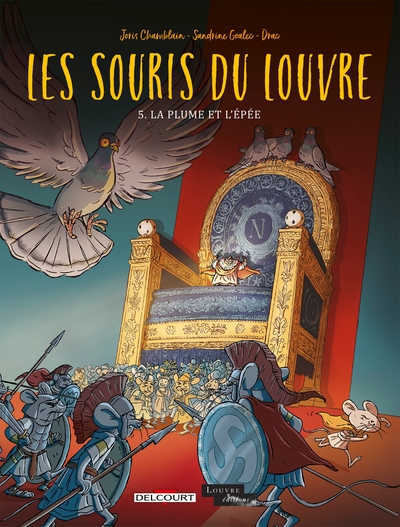 Les Souris du Louvre T05, La plume et l'épée (9782413080206-front-cover)