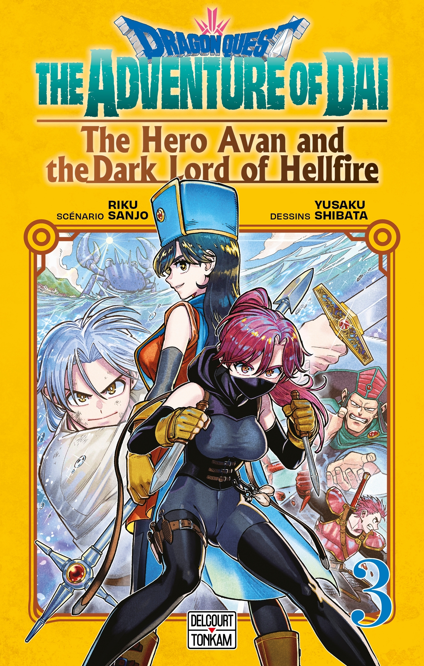 Dragon Quest - The Adventure of Daï - The Hero Avan and the Dark Lord of Hellfire T03 (9782413077435-front-cover)