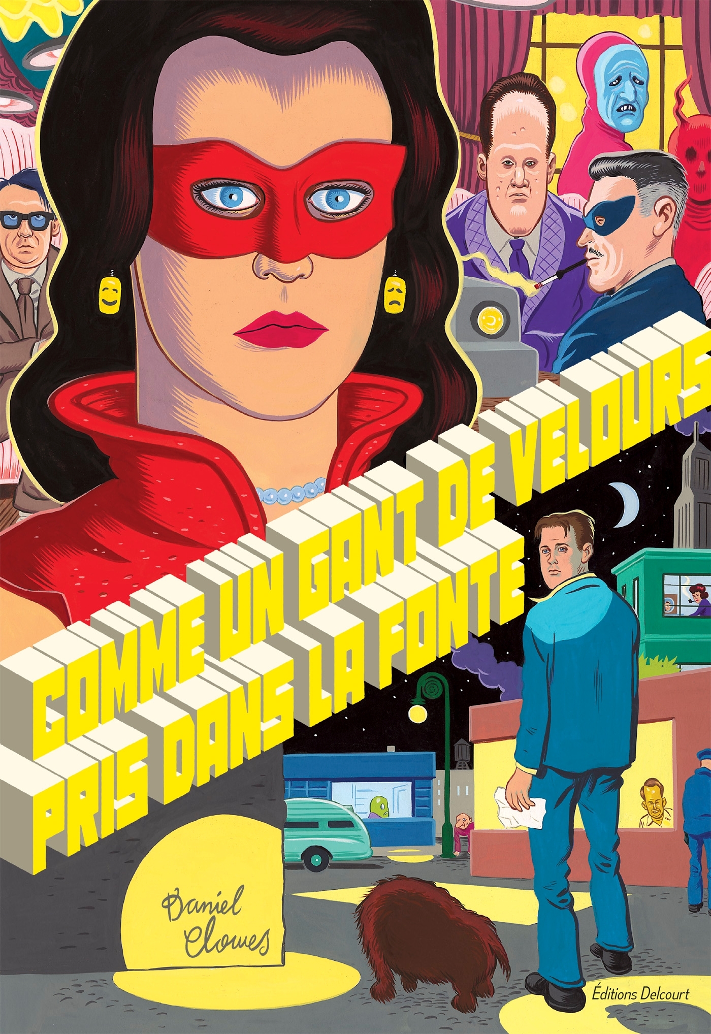 La Bibliothèque de Daniel Clowes - Comme un gant de velours pris dans la fonte (9782413047742-front-cover)